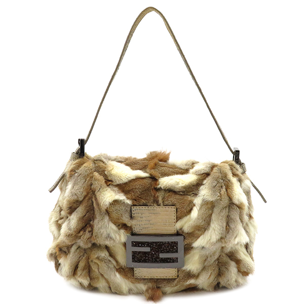 Yahoo!オークション -「fendi ファー バッグ」(かばん、バッグ 