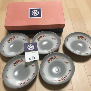  Tachikichi tableware unused goods 5 customer set pot Japanese-style tableware small bowl a53