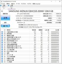 K51026150 SAMSUNG M.2 SATA 128GB SSD 1点【中古動作品】_画像2