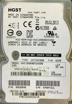 K5103070 HGST/HITACHI 900GB SAS 10K 2.5インチ HDD 4点【中古動作品】_画像4