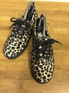 VANS AUTHENTIC LEOPARD ２３ USED オーセンティック ヒョウ柄 フェイクファー