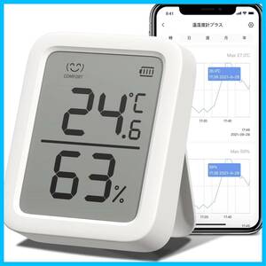 【数量限定】温湿度計プラス Alexa 温度計 湿度計 - スイッチボット スマホで温度湿度管理 デジタル 高精度 コンパクト S