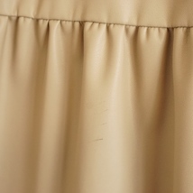 #wnc ローズティアラ Rose Tiara スカート 42 ベージュ 無地 フェイクレザー レディース [839119]_画像5