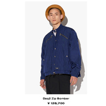 目を奪うZIPの輝き■秋冬/新品128,700円【DSQUARED2】ディースクエアード超主役級オーバーサイジングDSQ2ジップボンバージャケット48/M~XXL_画像10