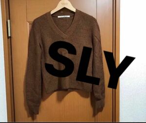 SLY落ち感ありニット GYDA moussy GRL MOCA DURAS