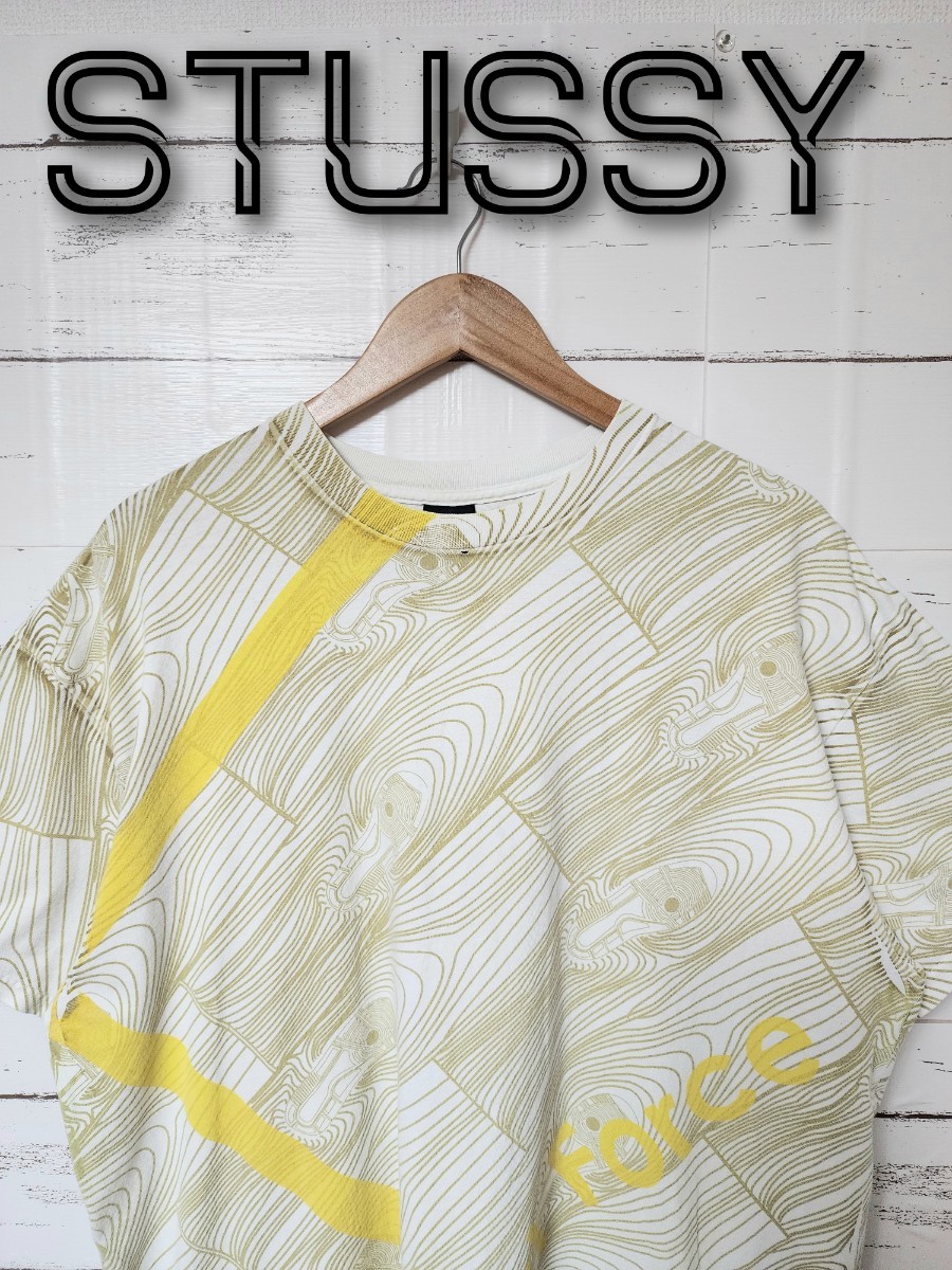 Yahoo!オークション  stussy 総柄 tシャツの落札相場・落札価格