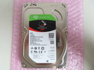 SEAGATE (シーゲイト) ST4000VN008 [4TB SATA600 5900rpm] Iron Wolf CMR 使用21時間