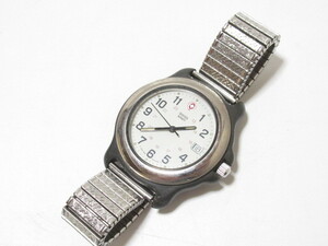 [oc1 BY5324] 動作未確認 SWISS ARMY スイスアーミー 330FEET クォーツ デイト 腕時計 