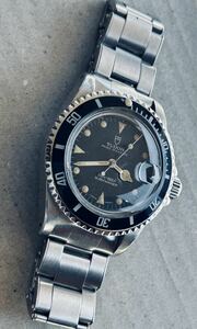 ■Tudor■ submariner メンズ79090 DATE 自動巻　希少Black