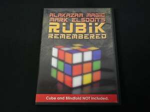 【D198】RUBIK REMEMBERED　ルービック キューブ　MARK ELSDON　マーク・エルスドン　DVD　マジック　手品