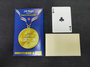 【G272】COLLECTORS EDITION　WORTH IT'S WEIGHT IN GOLD　Andrew Normansell　カード　ギミック　マジック　手品