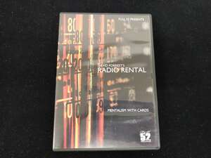 【D308】RADIO RENTAL　レイディオ・レンタル　メンタリズム　カード　トランプ　DVD　クロースアップ　マジック　手品