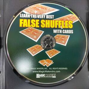 【D253】FALSE SHUFFLES WITH CARDS フォールス・シャッフル カード DVD マジック 手品の画像3