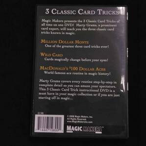 【D274】3 CLASSIC CARD TRICKS MARTY GRAMS マーティ・グラム 入手困難 激レア DVD マジック 手品の画像2