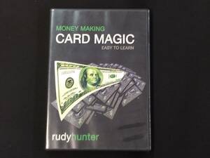 【D280】MONEY MAKING CARD MAGIC　EASY TO LEARN　rudy hunter　レア　DVD　マジック　手品