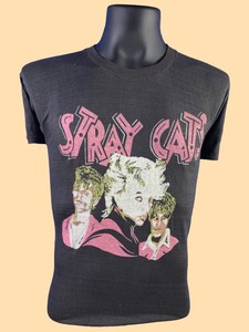  Stray Cats 　ストレイキャッツ　sport-one Tシャツ パキ綿 ビンテージ　ヴィンテージ　スペシャル　バンドTシャツ ロックT　