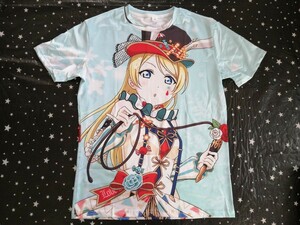 ラブライブ 絢瀬絵里 フルグラフィック Ｔシャツ フルカラー 半袖シャツ アニメ キャラT 新品 未使用 ①