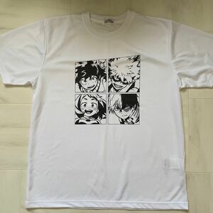 美品 僕のヒーローアカデミア ヒロアカ 緑谷出久 爆豪勝己 轟焦凍 麗日お茶子 Tシャツ ティーシャツ 