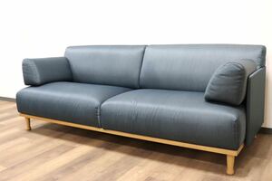 GMGN345E○Cassina ixc / カッシーナイクスシー THEMA テーマ 2.5人掛けソファ ラブソファ イタリアモダン 定価約54万 稀少