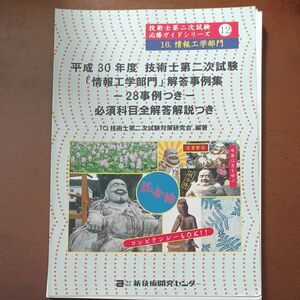 裁断済み　平成30年度 技術士第二次試験 「情報工学部門」 解答事例集