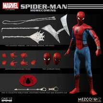 メズコ ワン12 マーベル スパイダーマン ホームカミング フィギュア MEZCO ONE:12 MARVEL SPIDER MAN HOME COMING SPIDER-MAN_画像3