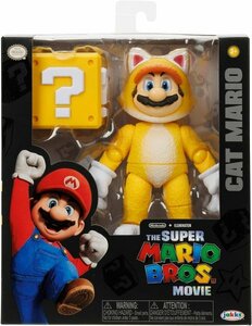  The * Super Mario Brothers * Movie cat * Mario figure THE SUPER MARIO BROS. MOVIE CAT MARIO