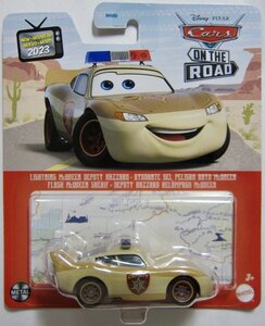 マテル カーズ 2023 ライトニング・マックィーン デピュティ・ハザード ミニカー CARS ON THE ROAD LIGHTNING McQUEEN カーズオンザロード