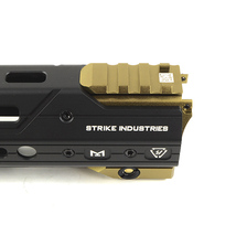 E&C MP1004 SIタイプ グリッドロック レールハンドガード 8.5インチ デザートカラー_画像5