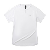 FLYYE HOOO SPT QUICK-DRY TRAINING COMBAT Tシャツ ラウンドネック/半袖 ホワイト Sサイズ_画像1