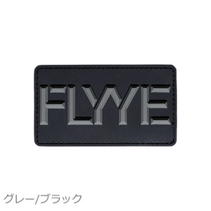 FLYYE DEFENSE FLYYE ロゴ パッチ グレー/ブラック