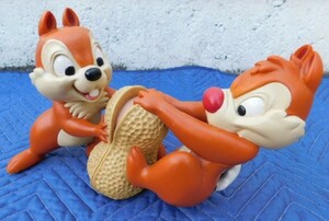 チップとデール　Chip＆Dale　フィギュア　ピーナッツ　置物　Disney　難あり