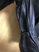 AERO LEATHER エアロレザーハーフベルティッド★38TALONジップ_画像7