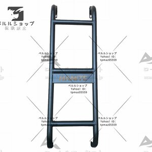 車中泊 便利グッズ ハシゴ はしご リアラダー 梯子 パーツ ドレスアップ 外装 ワゴン車用 軽バン用 マンガン合金製 穴あけ加工無