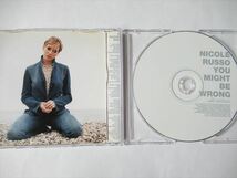 『CDS UK SSW Nicole Russo(ニコール・ルッソ) / You Might Be Wriong(Radio Mix) UK輸入盤』_画像2