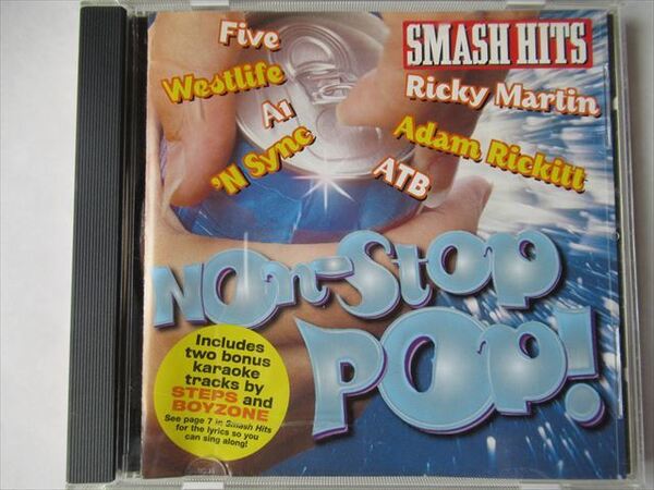 『CD 90's Smash Hits Non-Stop Pop! ★Ricky Martin・Adam Rickitt・A1・Boyzone・Westlife・The Fierce◆CDケース新品』