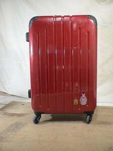 3873　A.L.I　赤　TSAロック付　スーツケース　キャリケース　旅行用　ビジネストラベルバック