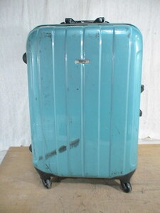 4038　TRAVEL JOY　青　TSAロック付　鍵付　スーツケース　キャリケース　旅行用　ビジネストラベルバック
