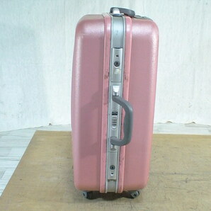 4245 送料無料！ AMERICAN TOURISTER ピンク 鍵付 ダイヤル スーツケース キャリケース 旅行用 ビジネストラベルバックの画像2