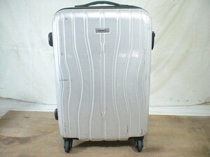 3859　exact　白　TSAロック付　スーツケース　キャリケース　旅行用　ビジネストラベルバック