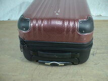3969　赤・黒　TSAロック付　鍵付　スーツケース　キャリケース　旅行用　ビジネストラベルバック_画像5