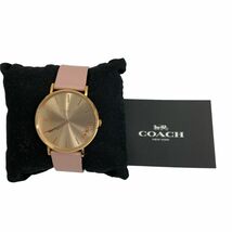 【イチオク】COACH クォーツ ジャンク 文字盤 ピンクゴールド レディース CA.120.7.34.1710_画像2