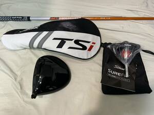 [中古・状態非常に良い] タイトリスト/Titleist TSi2 ドライバー 10度 純正カスタムシャフト TOUR AD DI 6S ヘッドカバー付き レンチ未使用