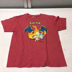 送料無料★Pokemon ポケモン★半袖Tシャツ　トップス★ピカチュウ　リザードン　ニャース　ゼニガメ★大人Lサイズ#51016sah