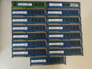 ★SAMSUNG/SKhynix/NANYA メモリー 4G 15枚セット 1Rx8 PC3L-128000Uなど　　 M03562