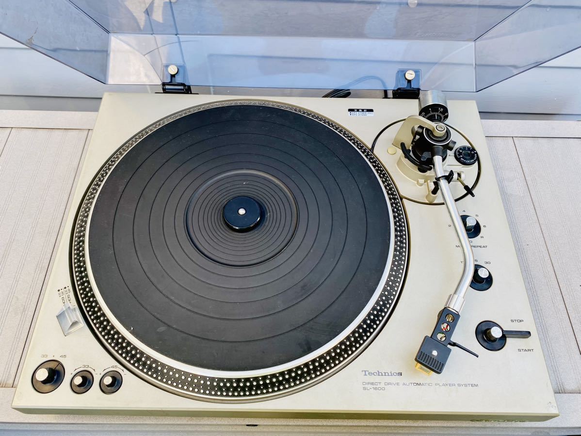 Technics テクニクス ターンテーブル SL-1600MK2 310MC カートリッジ-