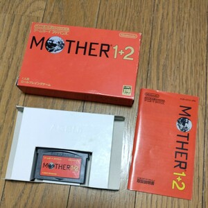 GBA MOTHER 1＋2 箱説明書付き ゲームボーイアドバンス MOTHER1+2 AGB-A2UJ-JPN