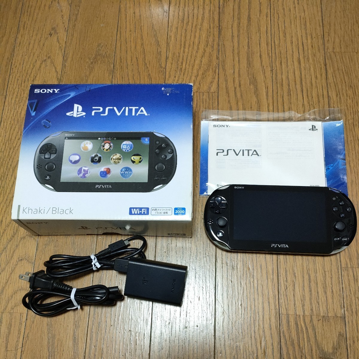 1円～ 動作確認済/初期化済 PS VITA PCH Wi Fi ピンク/ブラック