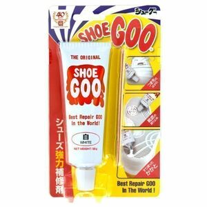 SHOEGOO シューグー 白色タイプ 靴 修理 ソール かかと 補修 手入れ ゴム製品 100g 送料無料 (92)