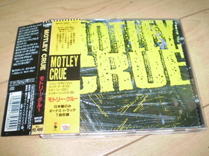 ○国内帯付き！MOTLEY CRUE /モトリー・クルー*ハードロックAORメロハーGLAM/SLEAZY/HAIRヘアメタルLAメタルSLEAZE