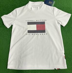 TOMMY HILFIGER モックネックシャツ ホワイト レディース Sサイズ 展示品・未使用品